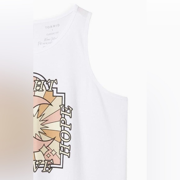 Super Cute NWT Torrid Celestial Good Vibes Tank Top - Picture 3 of 4